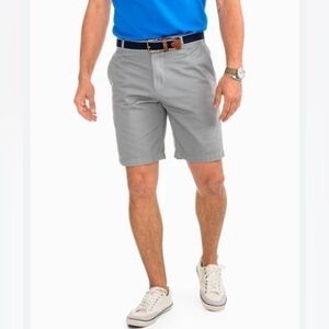 Calvin Klein gray flat front Chino shorts size 36